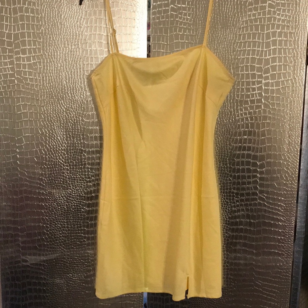 Princess Polly Marseille mini dress yellow